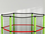 Kids Trampoline, with Enclosure Net, Steel Frame, for Ages 3-6 Years - Green T3398P348069