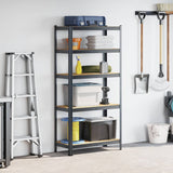 5-Layer Storage Shelf Anthracite Steel&Engineered Wood 4016951