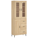 Highboard Sonoma Oak 69.5x34x180 cm Engineered Wood 3198676