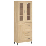 Highboard Sonoma Oak 69,5x34x180 cm Engineered Wood 3198676