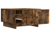 Coffee Table Smoked Oak 49 x 50 x 40 cm Engineered Wood 894050