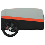 Bike Trailer Black and Orange 45 kg Iron 94047