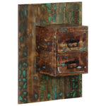 ZNTS Bedside Cabinet Multicolour 60x32x80 cm Solid Wood Reclaimed 4017531