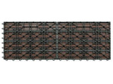 Decking Tile 6 pcs Brown 60 x 30 cm WPC 42046687