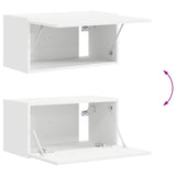 TV Cabinet Set 6 pcs White Engineered Wood 3409123