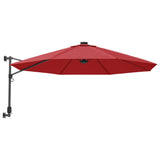 Wall-mounted Parasol Bright Red 290 cm 362891
