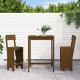 3 Piece Garden Bar Set Honey Brown Solid Wood Pine 3157796
