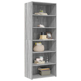 Highboard Grey Sonoma 70x41x185 cm Engineered Wood 3281692