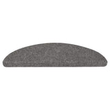 Stair Mats Self-adhesive 30 pcs Grey 56x17x3 cm 3365910