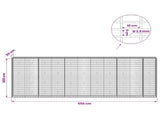 Gabion with 3.5 mm Wire and 5x10 cm Mesh 550x50x200 cm 3462869