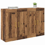 Wall-mounted Cabinet 2 pcs Old Wood 69.5 x 34 x 90 cm 3415561