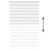 Zebra Blind White 150x230 cm Fabric Width 145.9 cm Polyester 4014817
