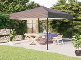Folding Party Tent Taupe 2x2 m 93498
