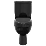 Toilet With Cistern Black 240550