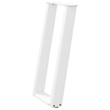 Console Table Legs U-Shaped 2 pcs White 38x cm Steel 4012781