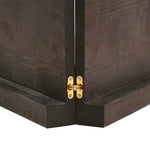 Bathroom Countertop Dark Brown 120x60x cm Treated Solid Wood 3156240