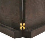 Bathroom Countertop Dark Brown 120x60x cm Treated Solid Wood 3156240