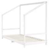 Kids Bed Frame White 2x cm Solid Wood Pine 3200590