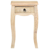 Bed Cabinet 28x28x46 cm Solid Mango Wood 321708
