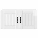 Wall Cabinet LUCCA High Gloss White 80 x 31 x 40 cm 884938