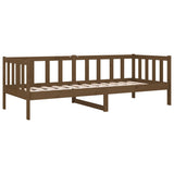 Day Bed without Mattress Honey Brown 80x200cm Solid Wood Pine 814687