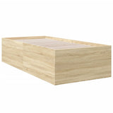 Bed Frame without Mattress Sonoma Oak 90x200 cm 3280967
