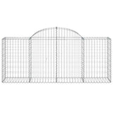 Arched Gabion Baskets 25 pcs 200x50x80/100 cm Galvanised Iron 3146315