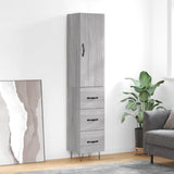 Highboard Grey Sonoma 34.5x34x180 cm Engineered Wood 3198887