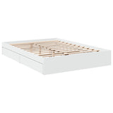 Bed Frame with Drawers without Mattress White 160x200 cm 3280643