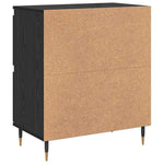 Sideboards 2 pcs Black oak 120 x 35 x 70 cm Engineered wood 3394529