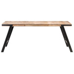 ZNTS Dining Table 180x90x76 cm Solid Mango Wood 288119