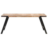 ZNTS Dining Table 180x90x76 cm Solid Mango Wood 288119