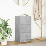 Sideboard Concrete Grey 37.5x35x76 cm Engineered Wood 861727