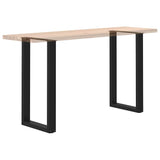 ZNTS Coffee Table Legs U-Shaped 2 pcs Black 50x cm Steel 4013220