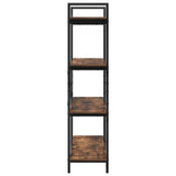 Bookshelf Smoked Oak 100 x 33.5 x 140 cm Engineered Wood 883942
