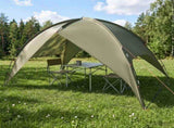 Camping Tent with Rainfly Water-resistant Dome Olive Green 42029005
