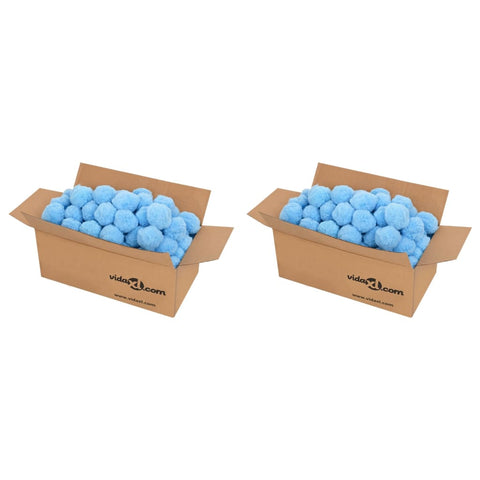 Anti Bacteria Pool Filter Balls Blue 1400 g Polyethylene 3155075