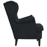 Armchair Black 92 x 71 x 91 cm Velvet 42012826