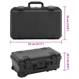 Portable Flight Case Black 55x35x22.5 cm PP 4007250