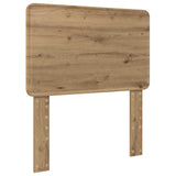 Bed Frame Artisian Oak 90 x 200 cm Solid Pine Wood 3412541