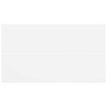 ZNTS 2 Piece Bathroom Furniture Set White Engineered Wood 804881
