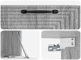 Wall-Mounted TV Cabinet Grey Sonoma 59.5 x 41 x 30 cm 898681