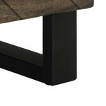 ZNTS Bedside Cabinet Black 40x33x46 cm Solid Wood Mango 4017682