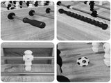 Foosball Table Grey Sonoma 146.5 x 74 x 85 cm Engineered Wood 3378204