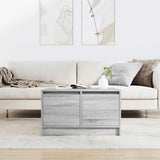 Coffee Table with Drawers Grey Sonoma 70.5x70x40 cm 3328413