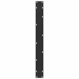 Dining Table Legs U-Shaped 2 pcs Black 90x cm Steel 4013192