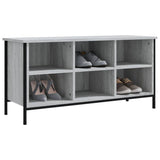 Shoe Cabinet Grey Sonoma 100x35x50 cm Engineered Wood 831841