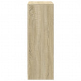 Sideboard with LED Sonoma Oak 72x34x100 cm Engineered Wood 852161