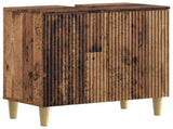 2 Piece Bathroom Cabinet Set ARNHEM Old Wood Engineered Wood 3418015
