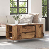 Coffee Table Old Wood 102 x 44.5 x 50 cm Engineered Wood 882678